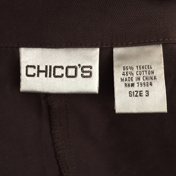 Chico’s Brown Jacket Size 3 - Picture 4 of 4